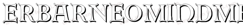 ErbarNeoMinDMed Regular字体转换